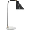 Chronicle 20 Inch 60.00 Watt Black / Antique Brass / White Marble Task Lamp Portable Light