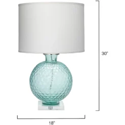 Clark 30 Inch 150.00 Watt Aqua Table Lamp Portable Light -Home Decorate Shop 1clar tlaq 5