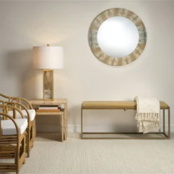 Cloudscape 33 Inch 150.00 Watt Taupe & Slate Lacquer W/ Antique Gold Leafed Metal Table Lamp Portable Light -Home Decorate Shop 1clou tlta 4