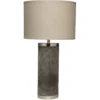 Column 30 Inch 150.00 Watt Grey Table Lamp Portable Light
