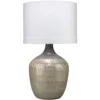 Damsel 35 Inch 150.00 Watt Etched Mercury Glass Table Lamp Portable Light