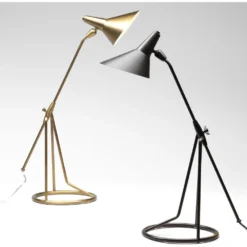 Franco Tri-Pod 33 Inch 60.00 Watt Oil Rubbed Bronze Table Lamp Portable Light -Home Decorate Shop 1fran tlob 2