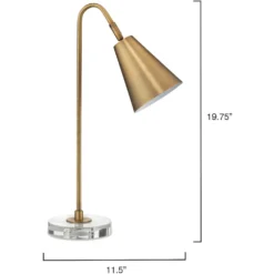 Gazette 20 Inch 60.00 Watt Antique Brass Task Lamp Portable Light -Home Decorate Shop 1gaze tlab 6