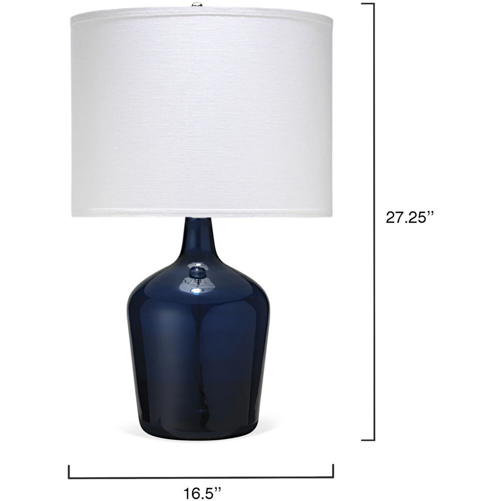 Plum Jar 29 Inch 150.00 Watt Navy Table Lamp Portable Light 2 Plum Jar 29 Inch 150.00 Watt Navy Table Lamp Portable Light - Image 2