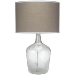 Plum Jar 27 Inch 150.00 Watt Clear Table Lamp Portable Light