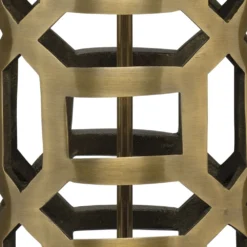 Labyrinth 30 Inch 150.00 Watt Antique Brass Metal Table Lamp Portable Light 8 Labyrinth 30 Inch 150.00 Watt Antique Brass Metal Table Lamp Portable Light -Home Decorate Shop 1laby tlab 3