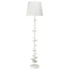 Petals 69 Inch 150 Watt White Gesso Floor Lamp Portable Light