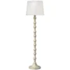 Ornate Pillar 66 Inch 150.00 Watt MOP Floor Lamp Portable Light