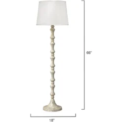 Ornate Pillar 66 Inch 150.00 Watt MOP Floor Lamp Portable Light -Home Decorate Shop 1pill flmop 5
