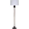 Sheridan 70 Inch 150.00 Watt White Hide & Oil Rubbed Bronze Metal Floor Lamp Portable Light