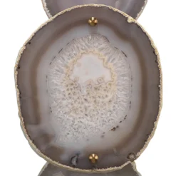 Trinity 25 Inch 40 Watt Pale Lavender Agate & Antique Brass Table Lamp Portable Light -Home Decorate Shop 1trin lglv 1