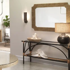 Two Handled Kettle 25 Inch 150.00 Watt Iron Table Lamp Portable Light -Home Decorate Shop 1twoh tlir 2