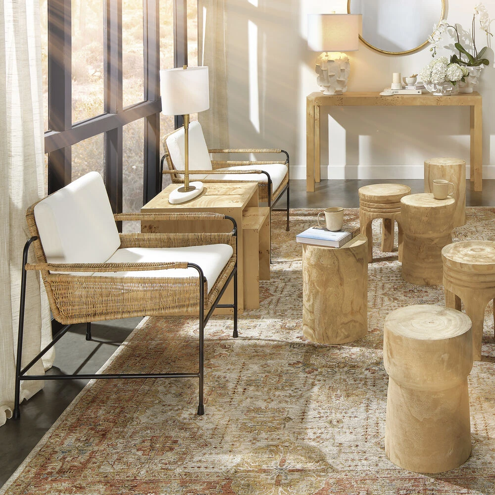 Agave 17.75 X 12 Inch Natural Wood Side Table 8 Agave 17.75 X 12 Inch Natural Wood Side Table - Image 8