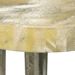 Artemis 16 X 16 Inch Pearl Resin Side Table 8 Artemis 16 X 16 Inch Pearl Resin Side Table -Home Decorate Shop 20arte smpe 3