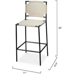 Asher 42 Inch Grey Bar Stool 10 Asher 42 Inch Grey Bar Stool -Home Decorate Shop 20ashe bsdg 2