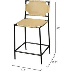 Asher 36 Inch Cashew Counter Stool 6 Asher 36 Inch Cashew Counter Stool -Home Decorate Shop 20ashe csca 2