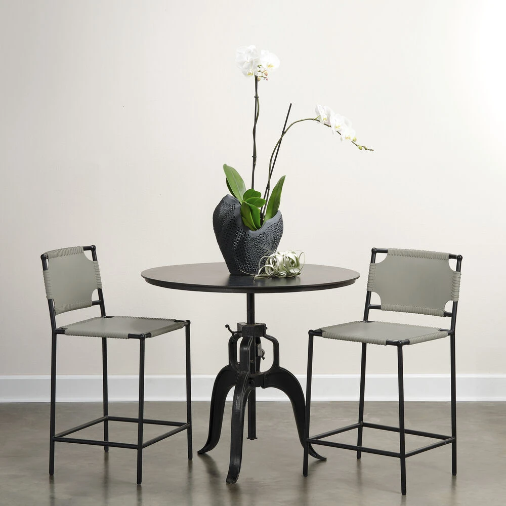 Asher 36 Inch Grey Counter Stool 2 Asher 36 Inch Grey Counter Stool - Image 2