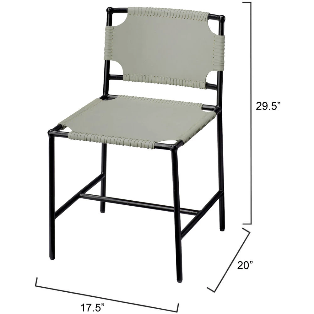 Asher Grey Dining Chair 3 Asher Grey Dining Chair - Image 3