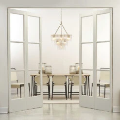 Asher Off White Leather & Black Forged Iron Dining Chair -Home Decorate Shop 20ashe dcwh 10