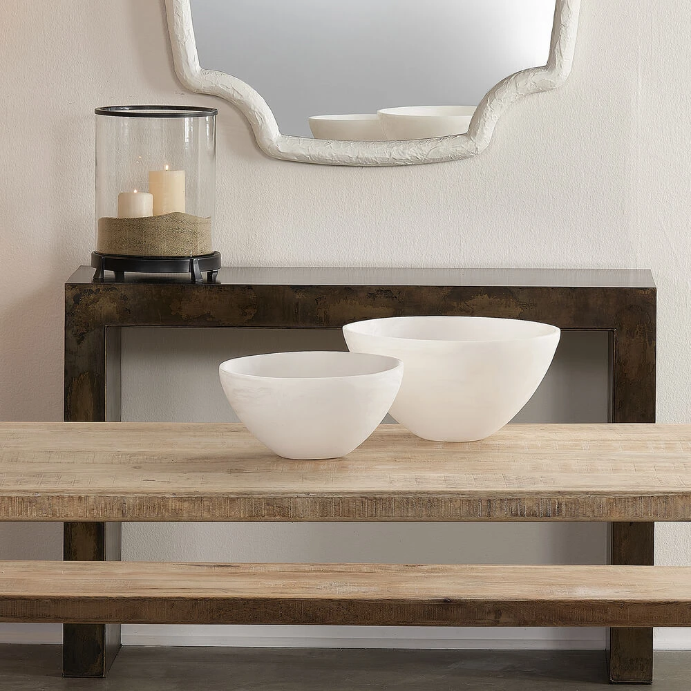 Charlemagne 48 X 15 Inch Acid Washed Metal Console Table 4 Charlemagne 48 X 15 Inch Acid Washed Metal Console Table - Image 4