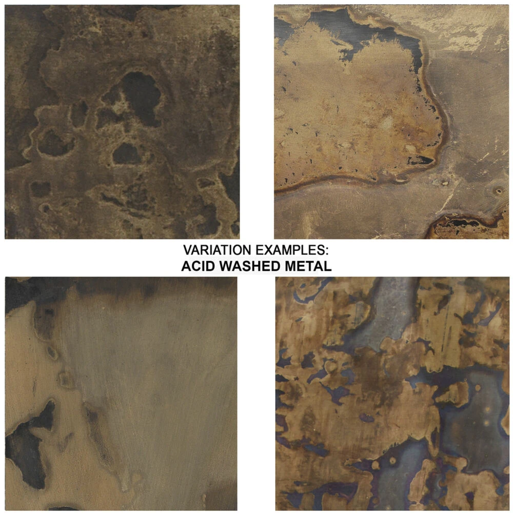 Charlemagne 48 X 15 Inch Acid Washed Metal Console Table 7 Charlemagne 48 X 15 Inch Acid Washed Metal Console Table - Image 7