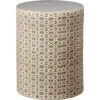 Charlotte 18 X 13 Inch Cream And Grey Side Table