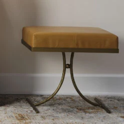Kai 18 Inch Antique Brass Stool -Home Decorate Shop 20kai stooca 4