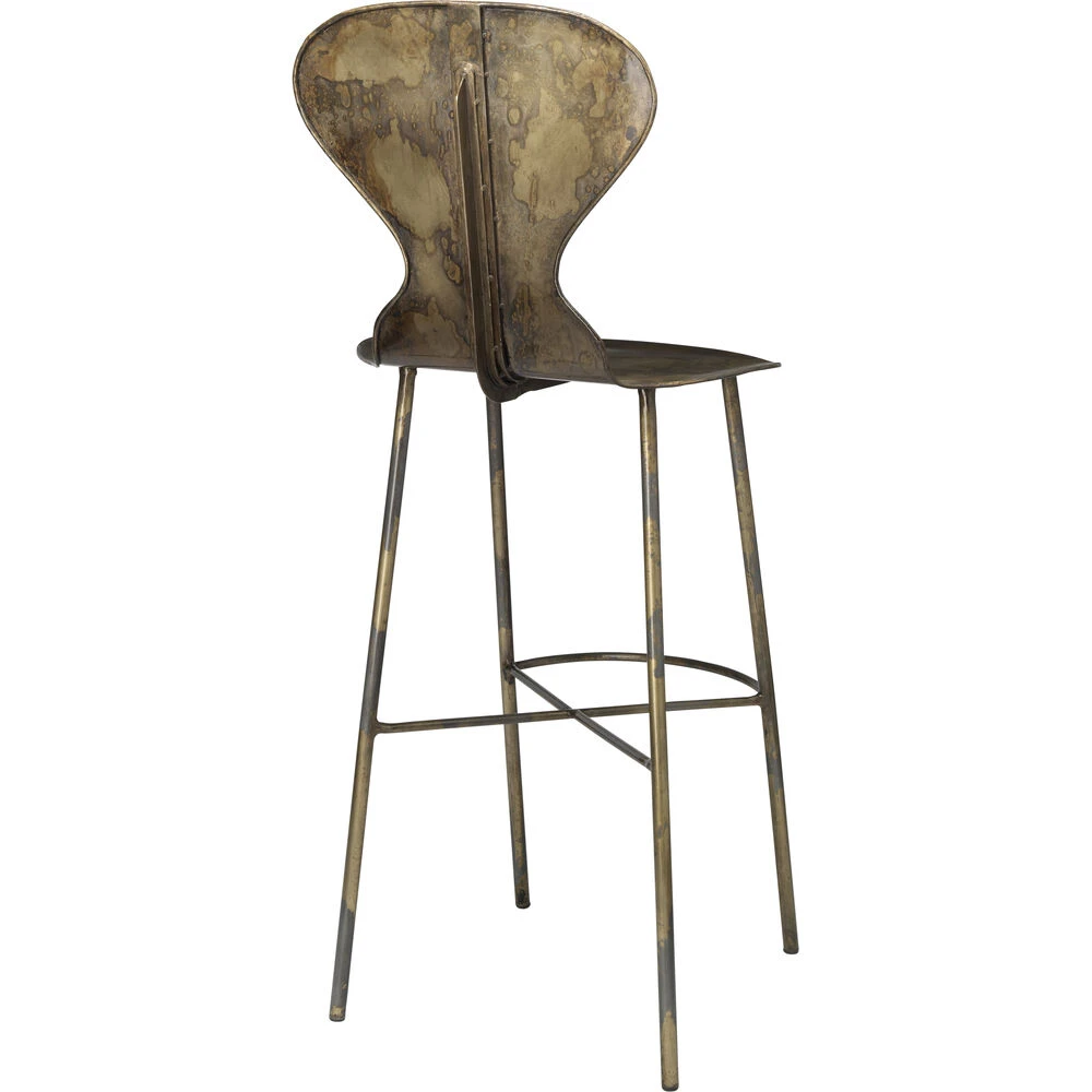 McCallan 46 Inch Acid Washed Metal Bar Stool 2 McCallan 46 Inch Acid Washed Metal Bar Stool - Image 2