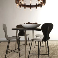 McCallan Metal Acid Washed Metal Dining Chair -Home Decorate Shop 20mcca chaw 9