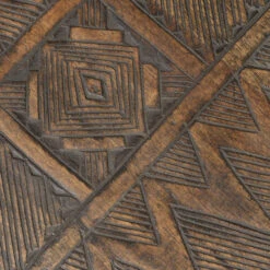 Naga 21.25 Inch Dark Antique Stool -Home Decorate Shop 20naga stdk 3