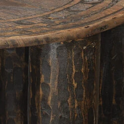 Naga 21.25 Inch Dark Antique Stool -Home Decorate Shop 20naga stdk 5