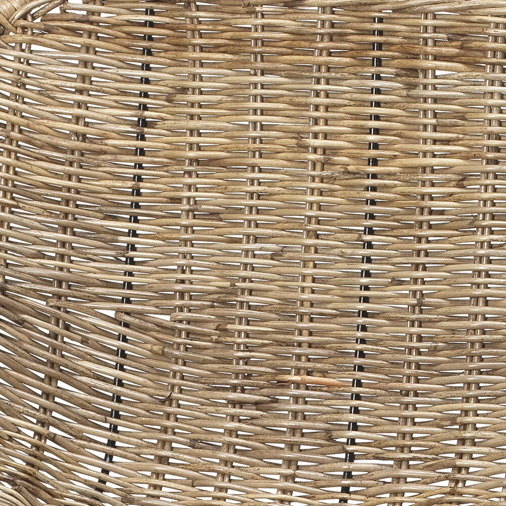 Nusa 33 Inch Natural Rattan & Black Steel Counter Stool 2 Nusa 33 Inch Natural Rattan & Black Steel Counter Stool - Image 2