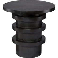 Revolve 24 X 24 Inch Charcoal Side Table