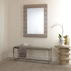 Revolve 24 X 24 Inch White Washed Side Table -Home Decorate Shop 20revo stna 5