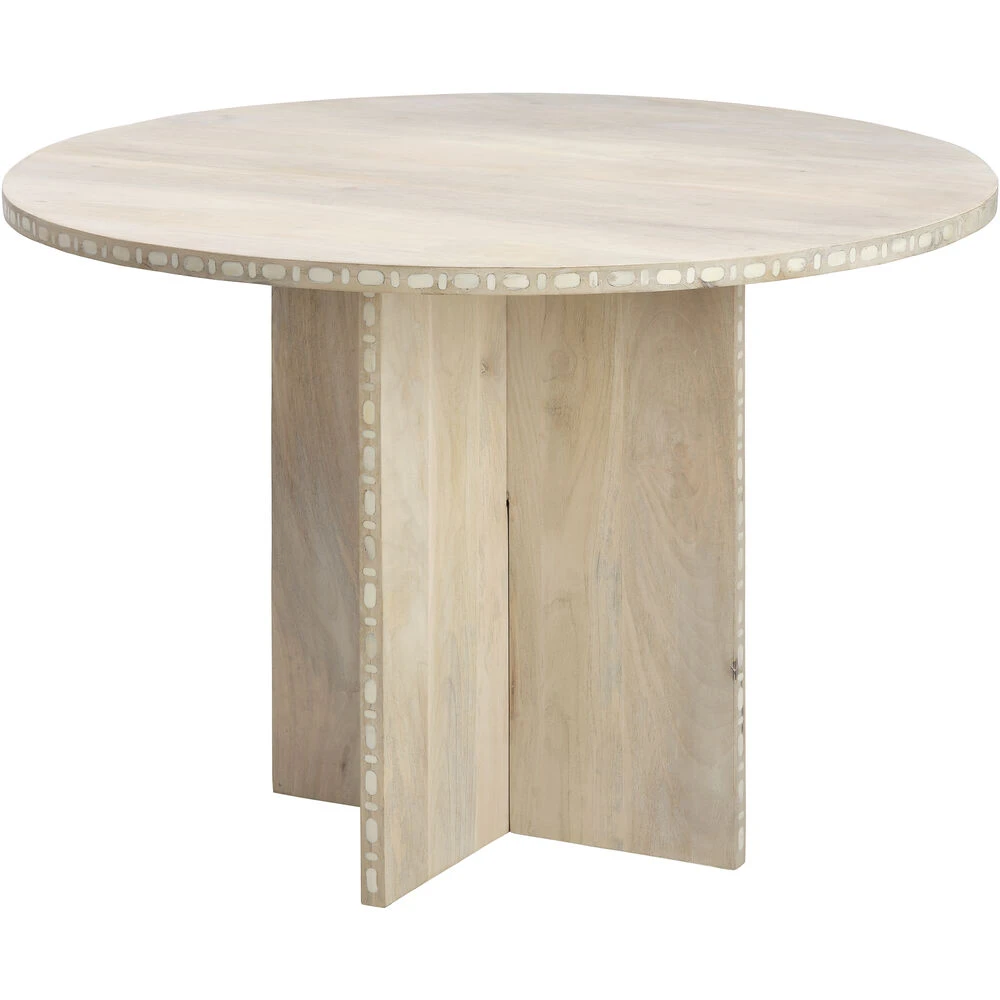 Sama White Patina Bistro Dining Table 1 Sama White Patina Bistro Dining Table