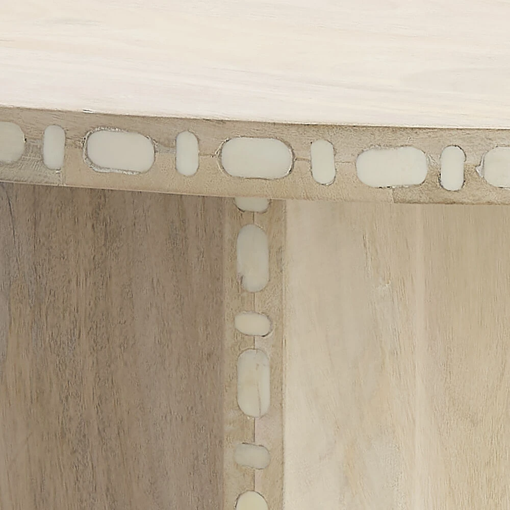 Sama White Patina Bistro Dining Table 4 Sama White Patina Bistro Dining Table - Image 4