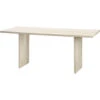 Sama 72 X 30 Inch White Patina Dining Table