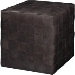 Ottoman 18 Inch Grey Ottoman