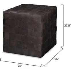 Ottoman 18 Inch Grey Ottoman -Home Decorate Shop 20wove dgle 2