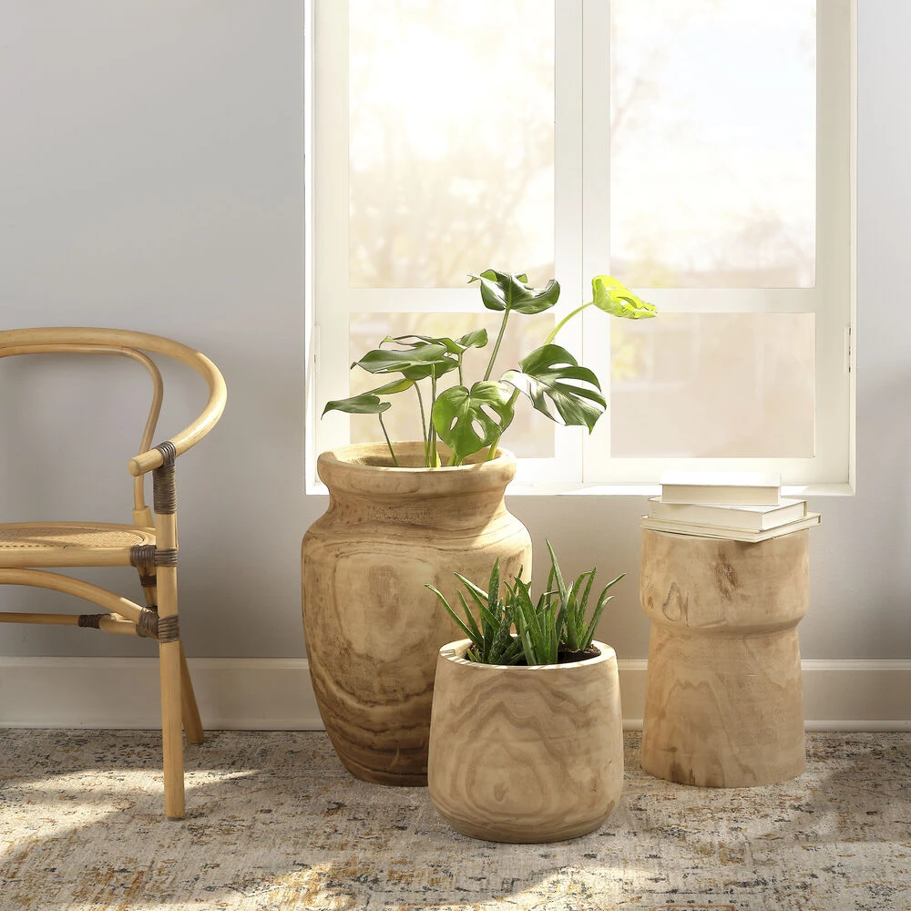 Yucca 17.75 X 12 Inch Natural Wood Side Table 7 Yucca 17.75 X 12 Inch Natural Wood Side Table - Image 7
