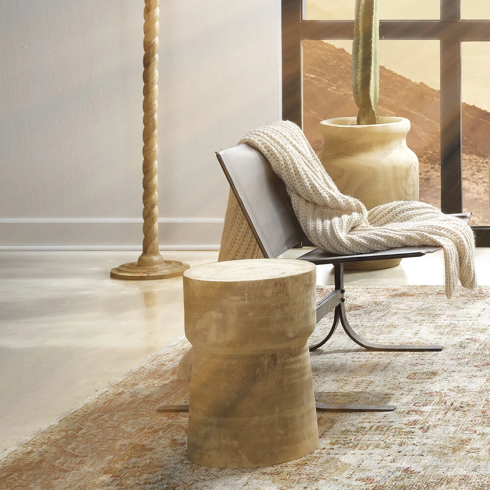 Yucca 17.75 X 12 Inch Natural Wood Side Table 9 Yucca 17.75 X 12 Inch Natural Wood Side Table - Image 9