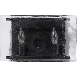 Glenn 2 Light 14 Inch Oil Rubbed Bronze Double Wall Sconce Wall Light