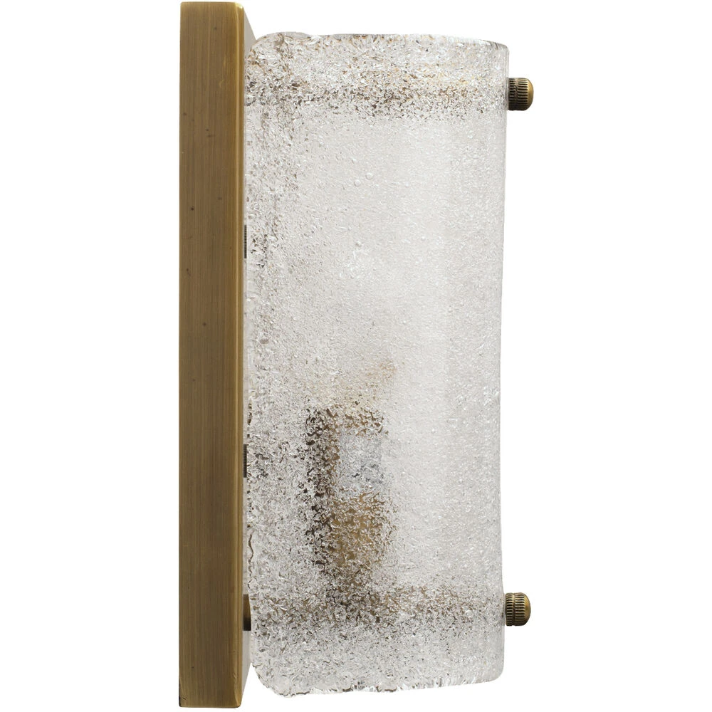 Moet Rounded 1 Light 5 Inch Antique Brass Wall Sconce Wall Light 3 Moet Rounded 1 Light 5 Inch Antique Brass Wall Sconce Wall Light - Image 3