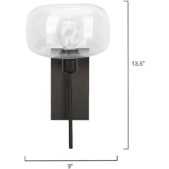 Scando 1 Light 9 Inch Oil Rubbed Bronze Metal Wall Sconce Wall Light -Home Decorate Shop 4scan scob 2