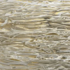 Swan Curved Glass 2 Light 12 Inch Clear Textured Glass W/ Antique Brass Wall Sconce Wall Light -Home Decorate Shop 4swan smcl 4