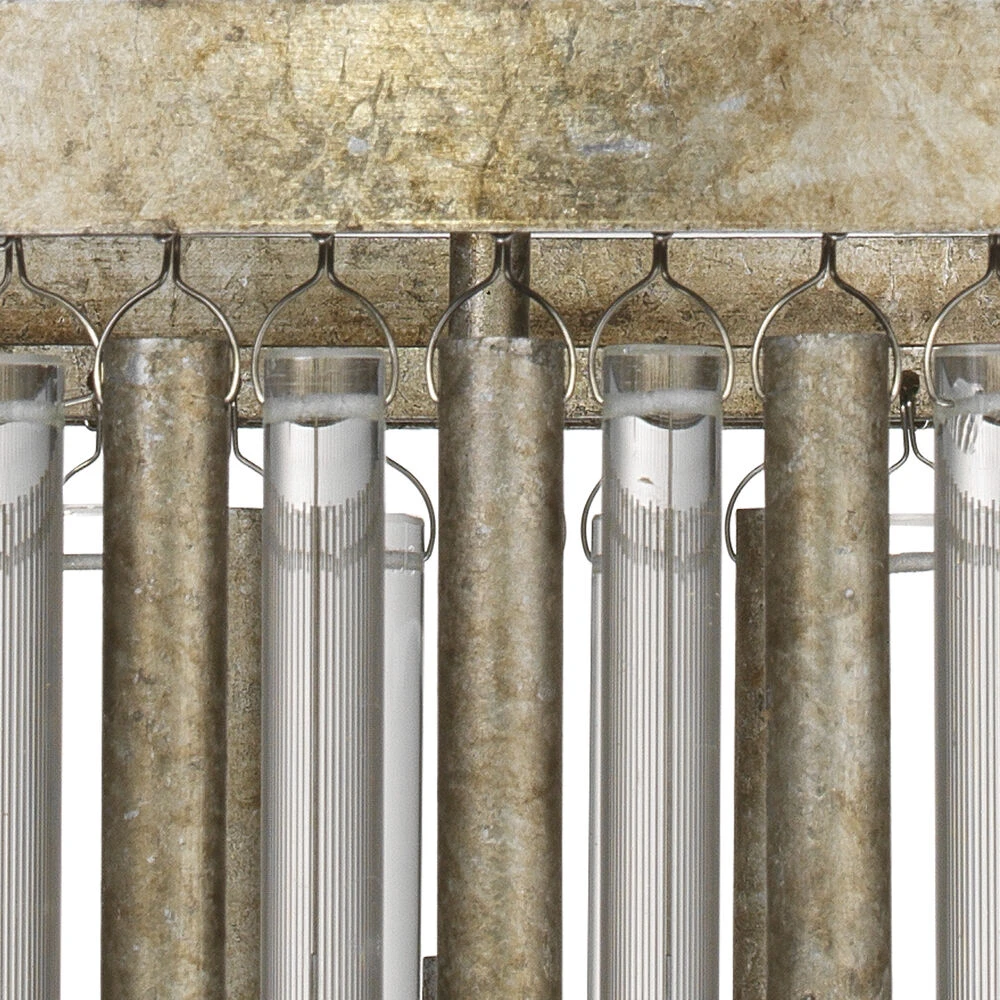 Andromeda 6 Light 24 Inch Champagne Leaf Chandelier Ceiling Light 5 Andromeda 6 Light 24 Inch Champagne Leaf Chandelier Ceiling Light - Image 5