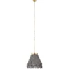 Angelou 3 Light 20 Inch Gold Beaded Chandelier Ceiling Light