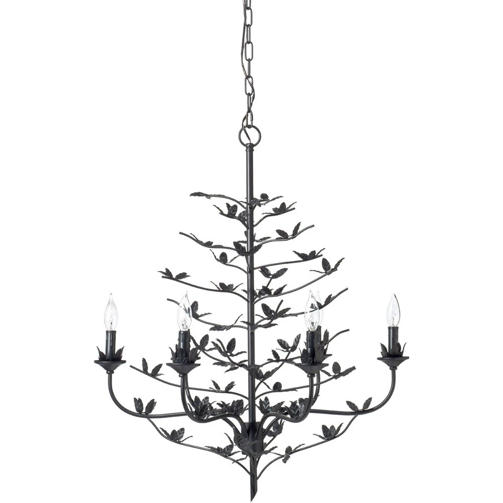 Blooming 12 Light 30 Inch Black Chandelier Ceiling Light 1 Blooming 12 Light 30 Inch Black Chandelier Ceiling Light