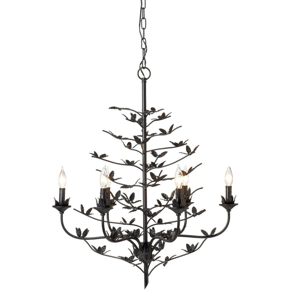 Blooming 12 Light 30 Inch Black Chandelier Ceiling Light 5 Blooming 12 Light 30 Inch Black Chandelier Ceiling Light - Image 5