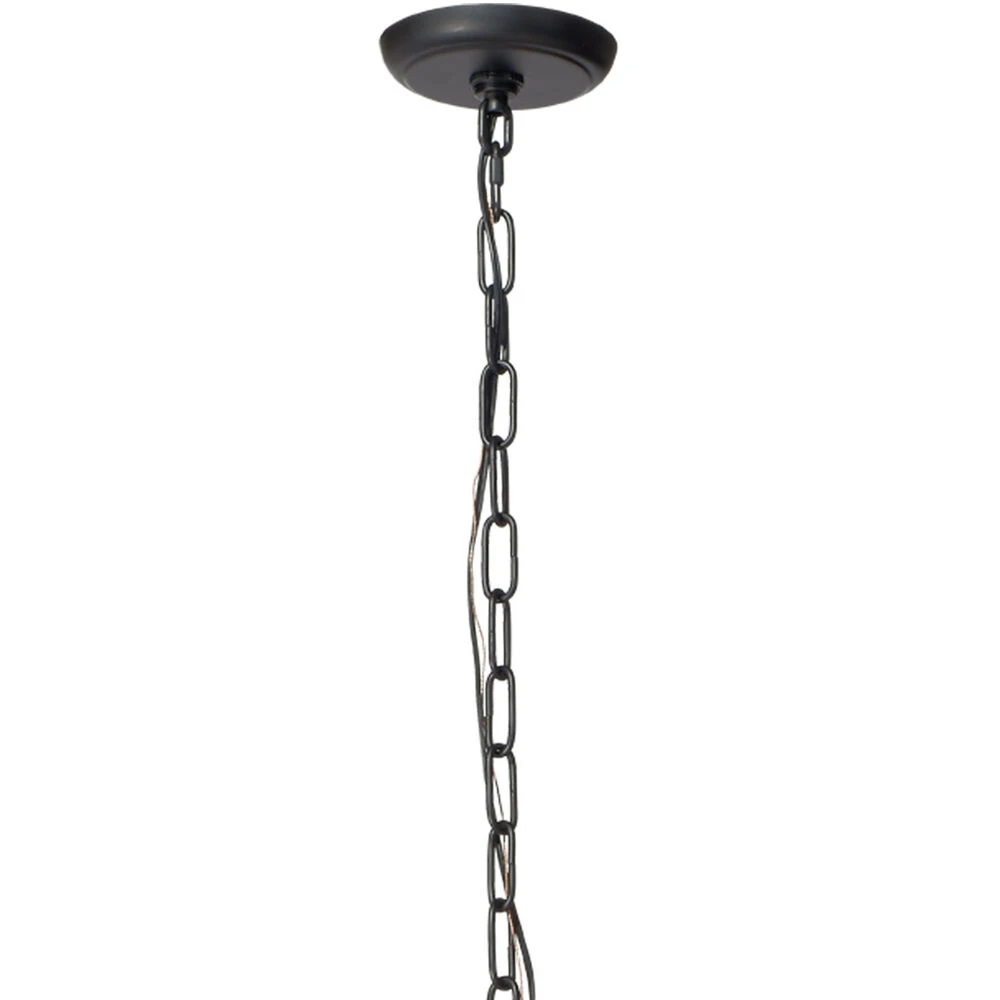 Blooming 12 Light 30 Inch Black Chandelier Ceiling Light 6 Blooming 12 Light 30 Inch Black Chandelier Ceiling Light - Image 6